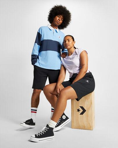 Converse Go-To Embroidered Star Chevron Fleece Short