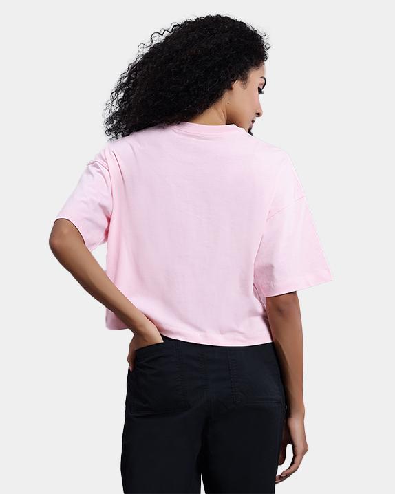 Radiating Love SS Crop OS Graphic Tee
