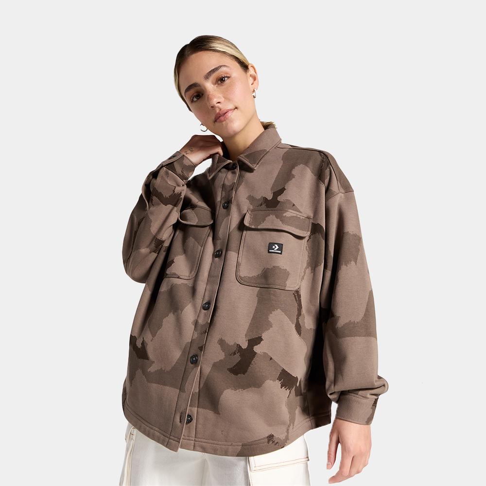 Camo Shirt Jacket