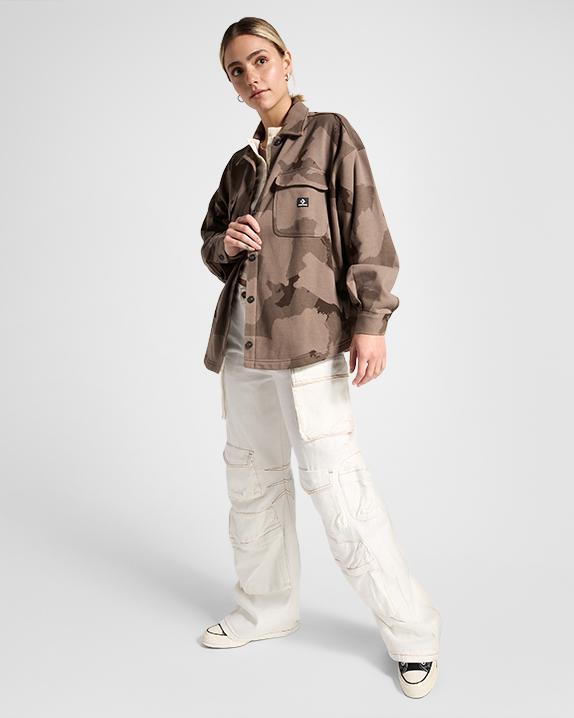 Camo Shirt Jacket