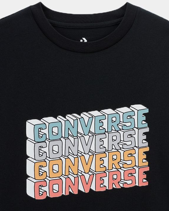 Block Letters Graphic T-Shirt
