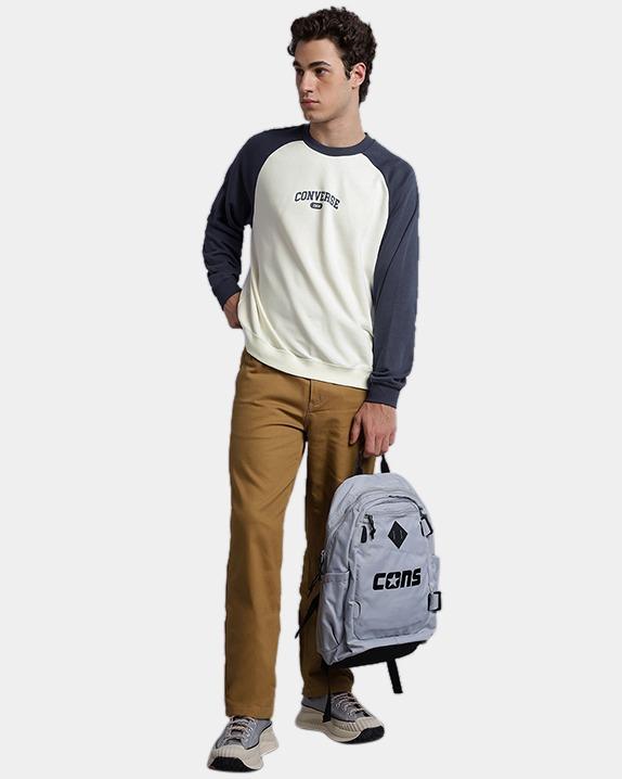 Loose-Fit Crew Neck Sweatshirt