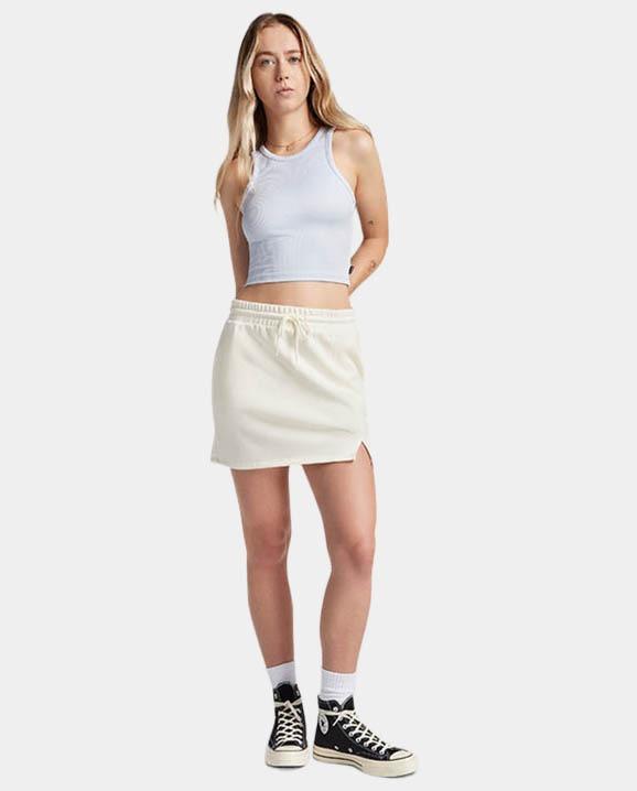 Cropped Ribbed Knit Tank Top