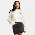 Thorned Rose Cropped Hoodie