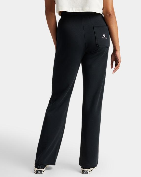 Wide-Leg French Terry Pants