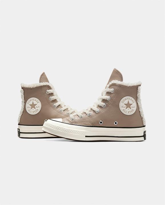 Chuck 70 Leather & Faux Sherpa