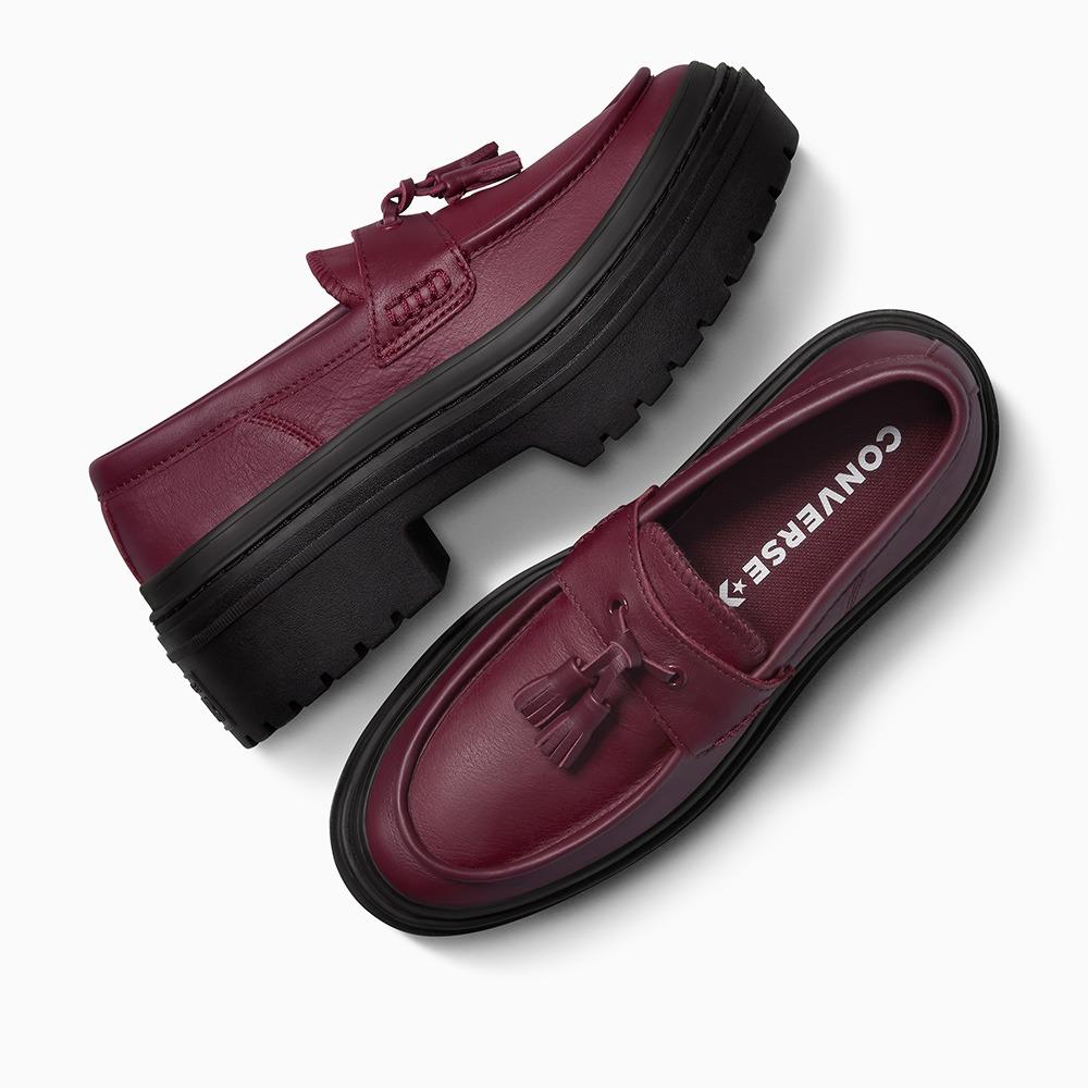 Chuck Taylor All Star Lugged Heel Loafer Platform Leather