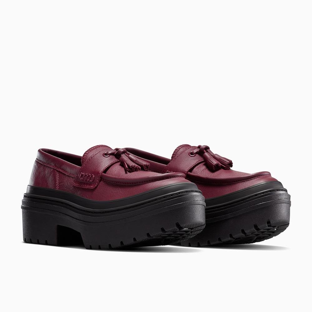 Chuck Taylor All Star Lugged Heel Loafer Platform Leather