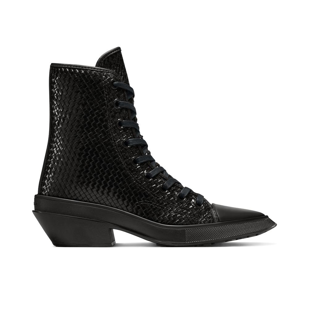 Chuck 70 De Luxe Pointed Platform Woven Leather