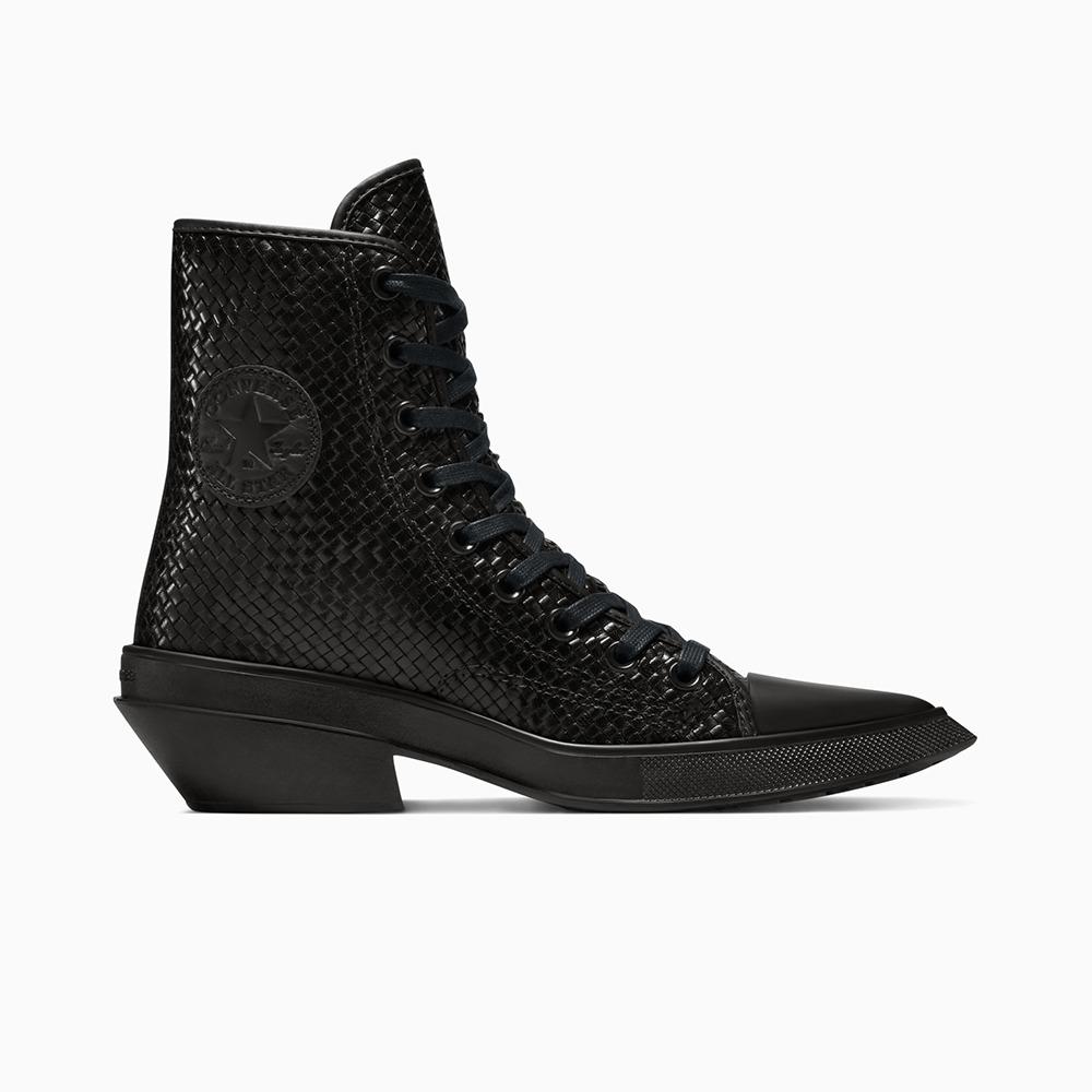 Chuck 70 De Luxe Pointed Platform Woven Leather