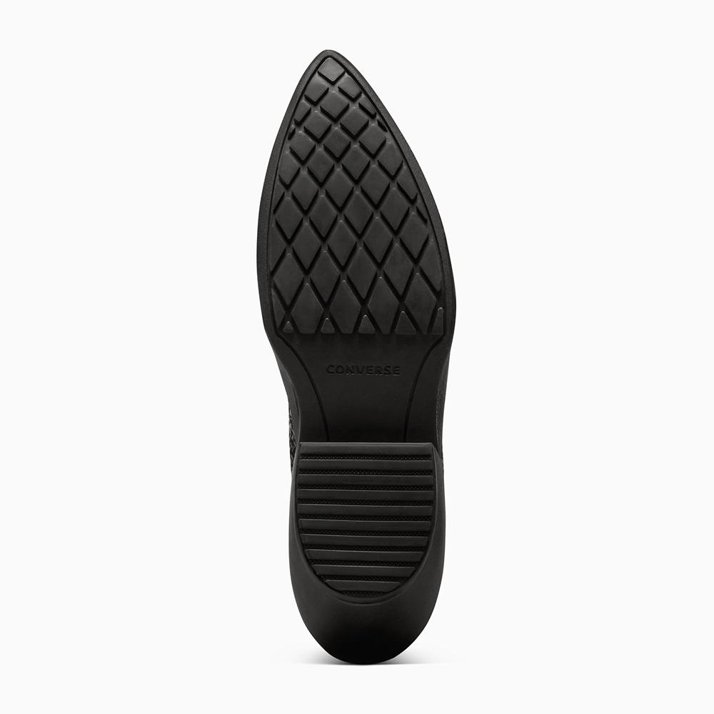 Chuck 70 De Luxe Pointed Platform Woven Leather