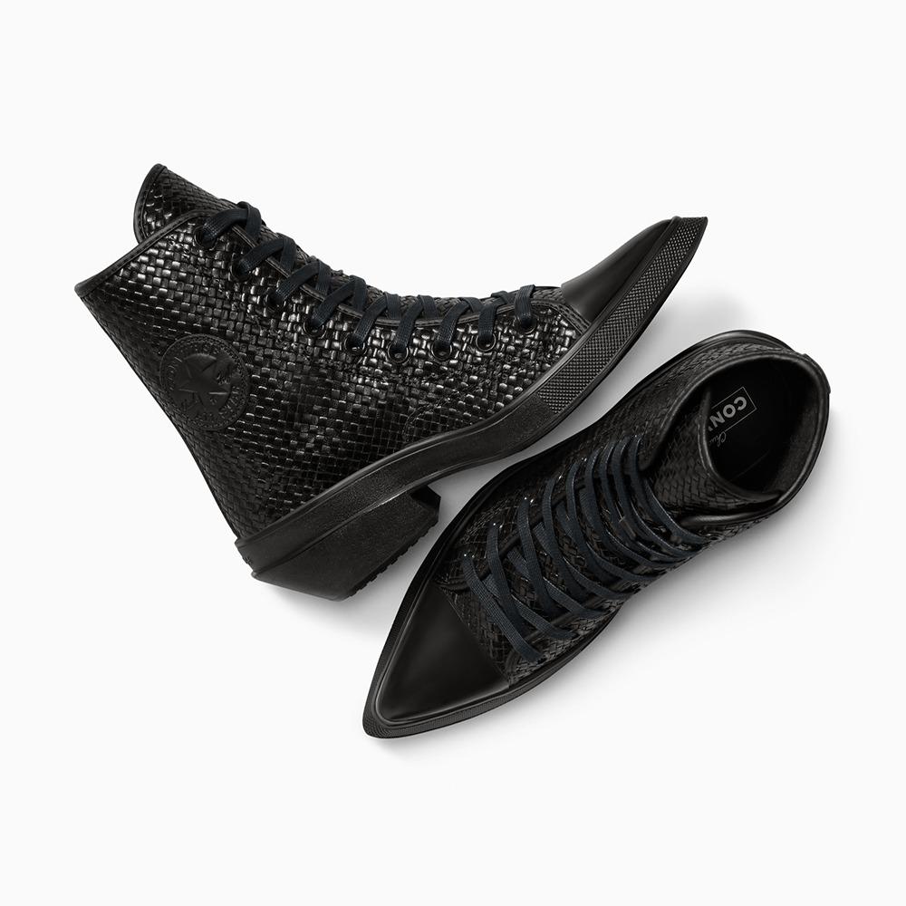 Chuck 70 De Luxe Pointed Platform Woven Leather