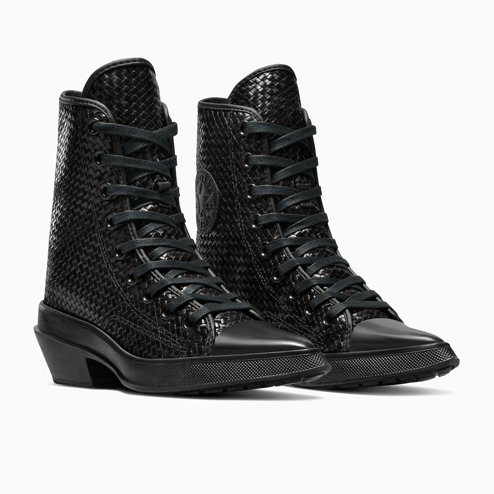 Chuck 70 De Luxe Pointed Platform Woven Leather