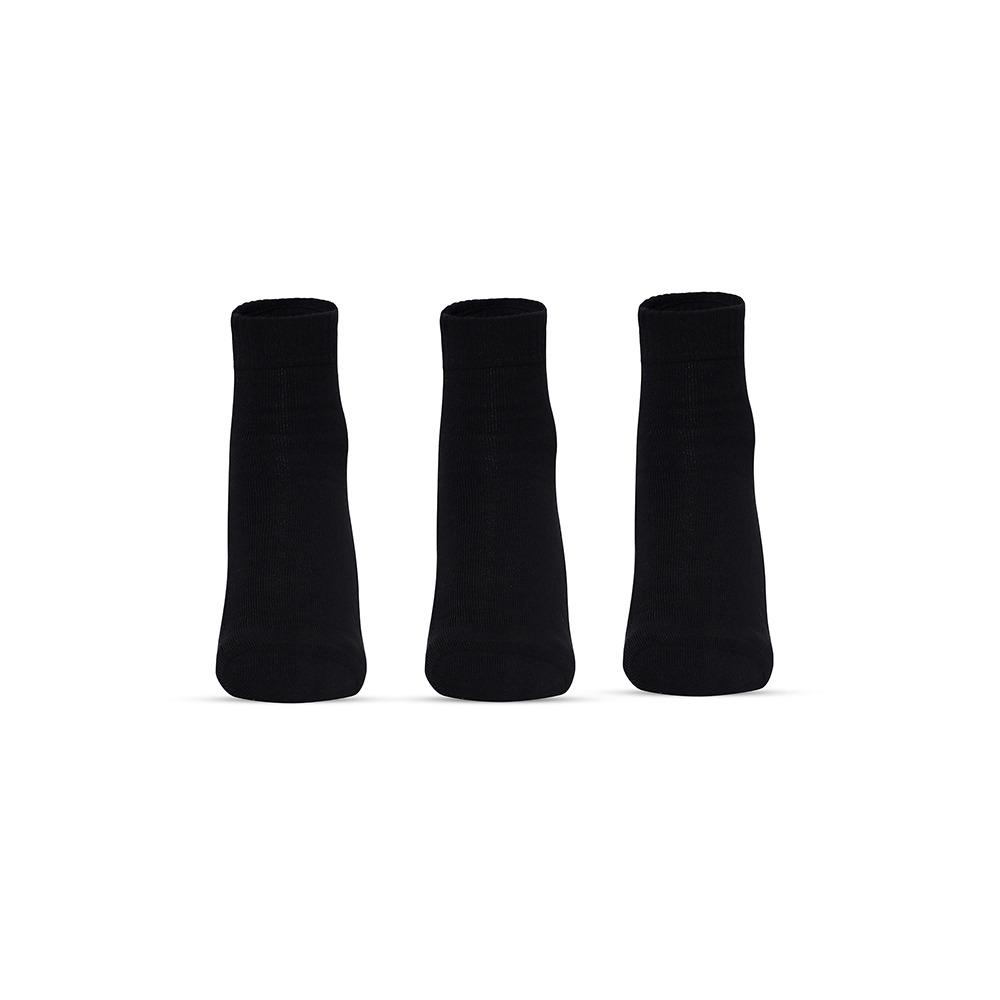 3-Pack Black Ankle Socks