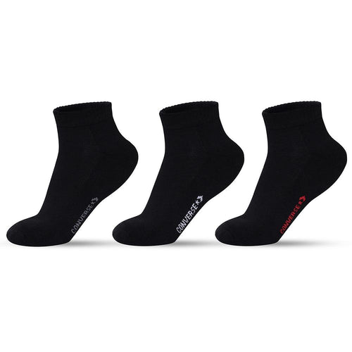 3-Pack Black Ankle Socks