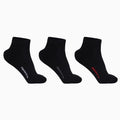 3-Pack Black Ankle Socks