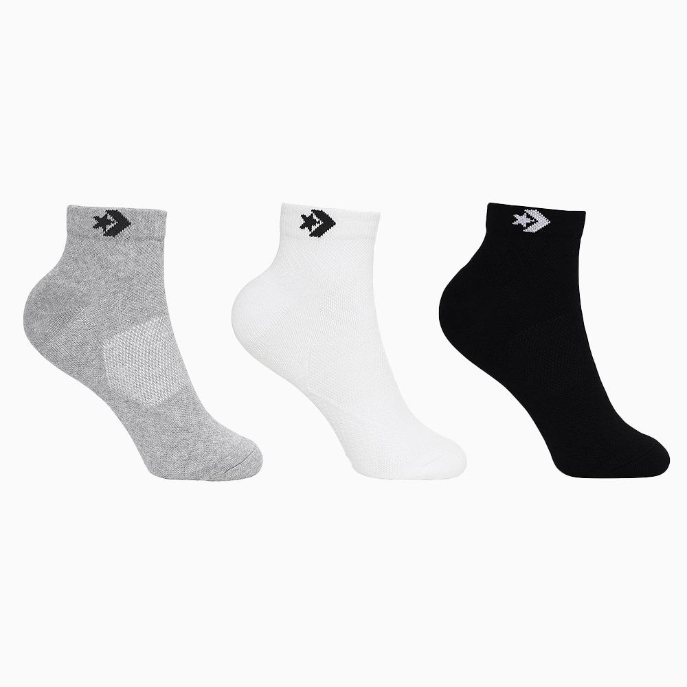 3-Pack Star Chevron Logo Multi-color Ankle Socks