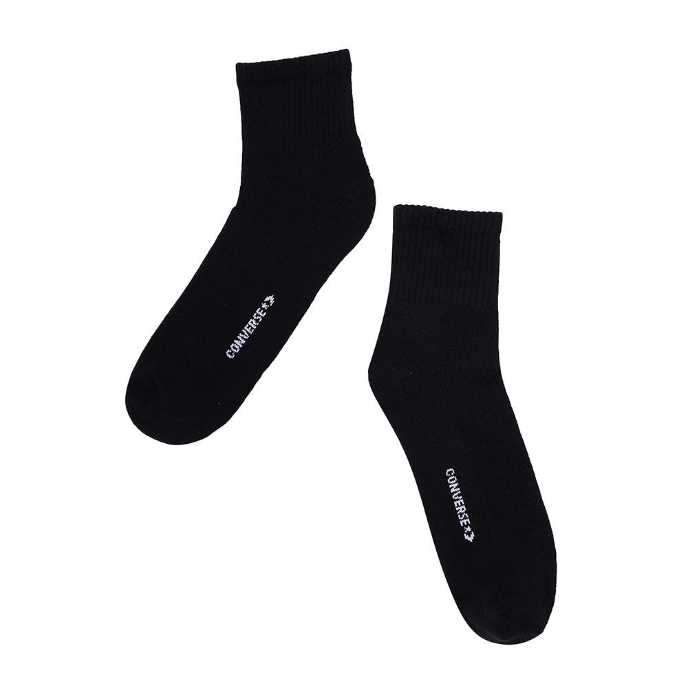 3-Pack Black Quarter Socks