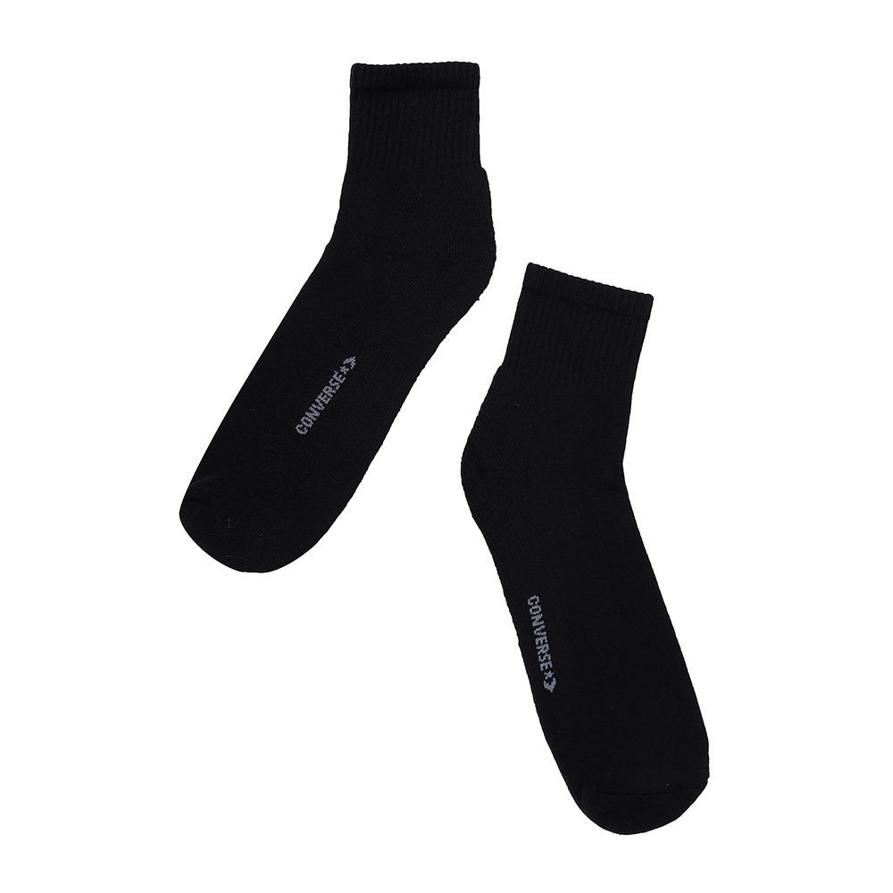 3-Pack Black Quarter Socks