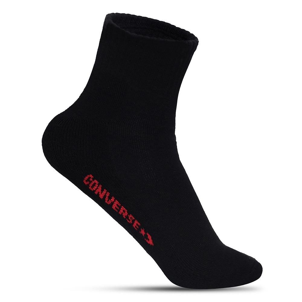 3-Pack Black Quarter Socks