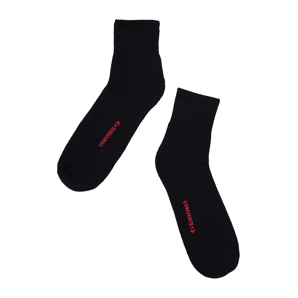 3-Pack Black Quarter Socks