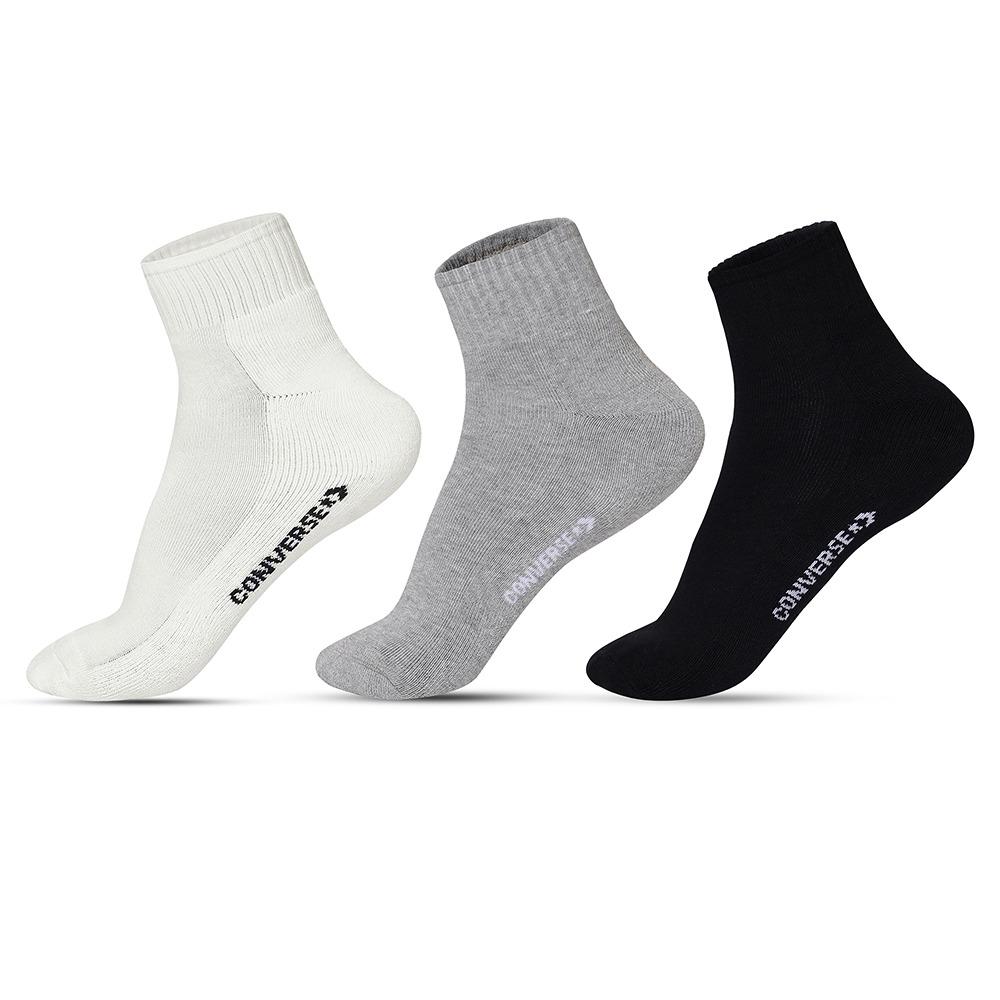3-Pack Half Cushion Quarter Socks