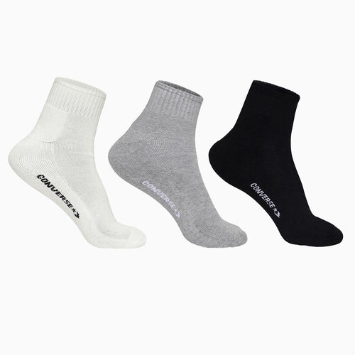 3-Pack Half Cushion Quarter Socks