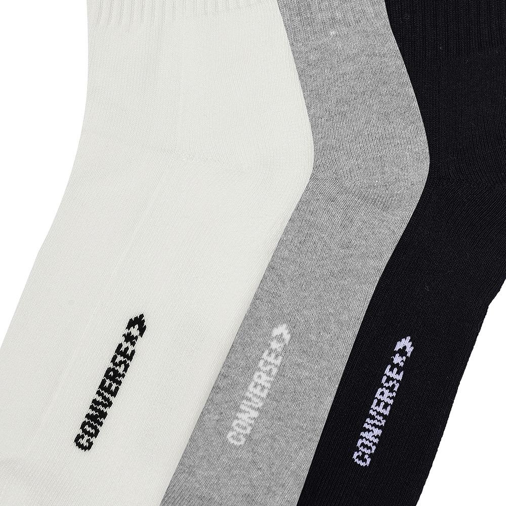 3-Pack Half Cushion Quarter Socks