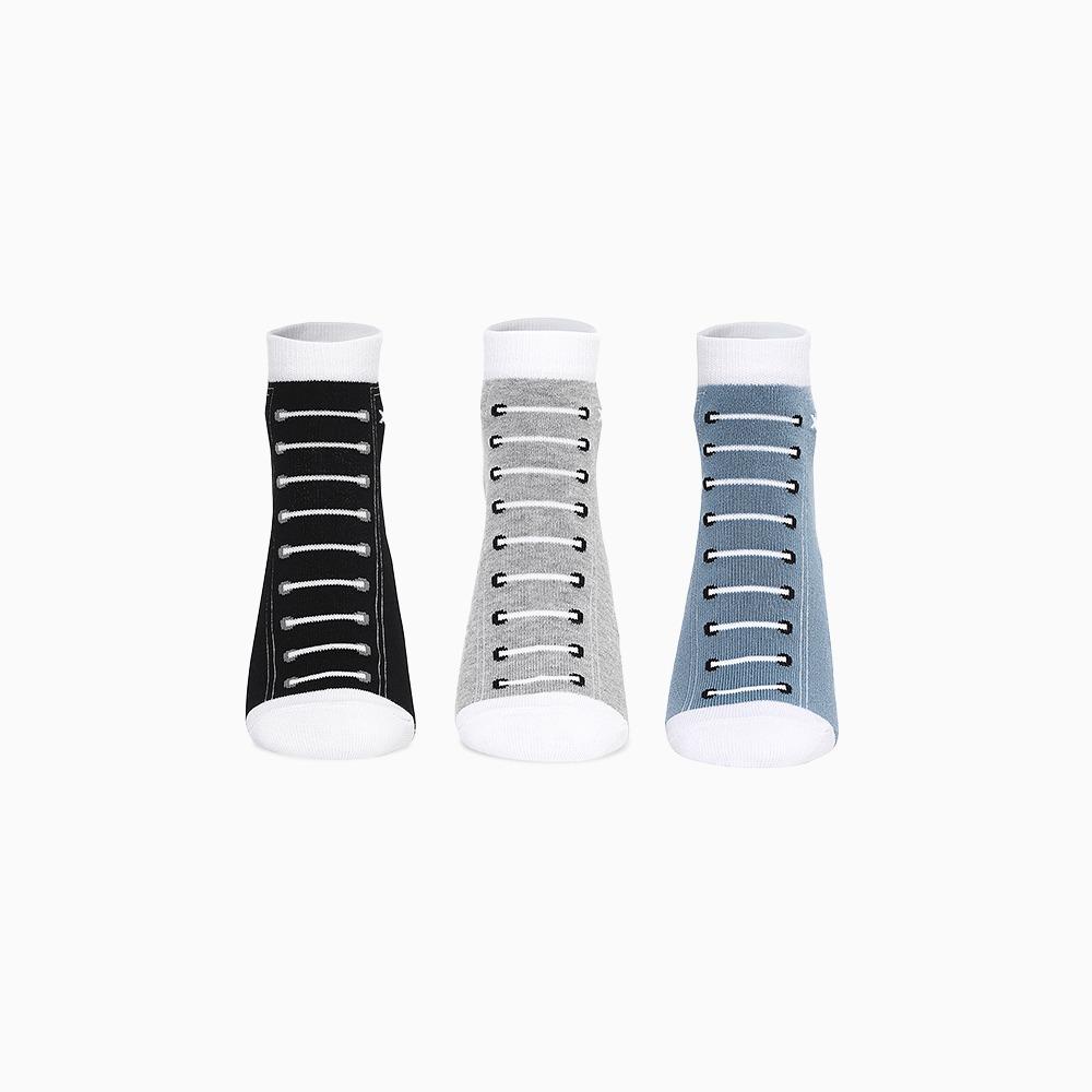 3-Pack Multi-color Ankle Socks