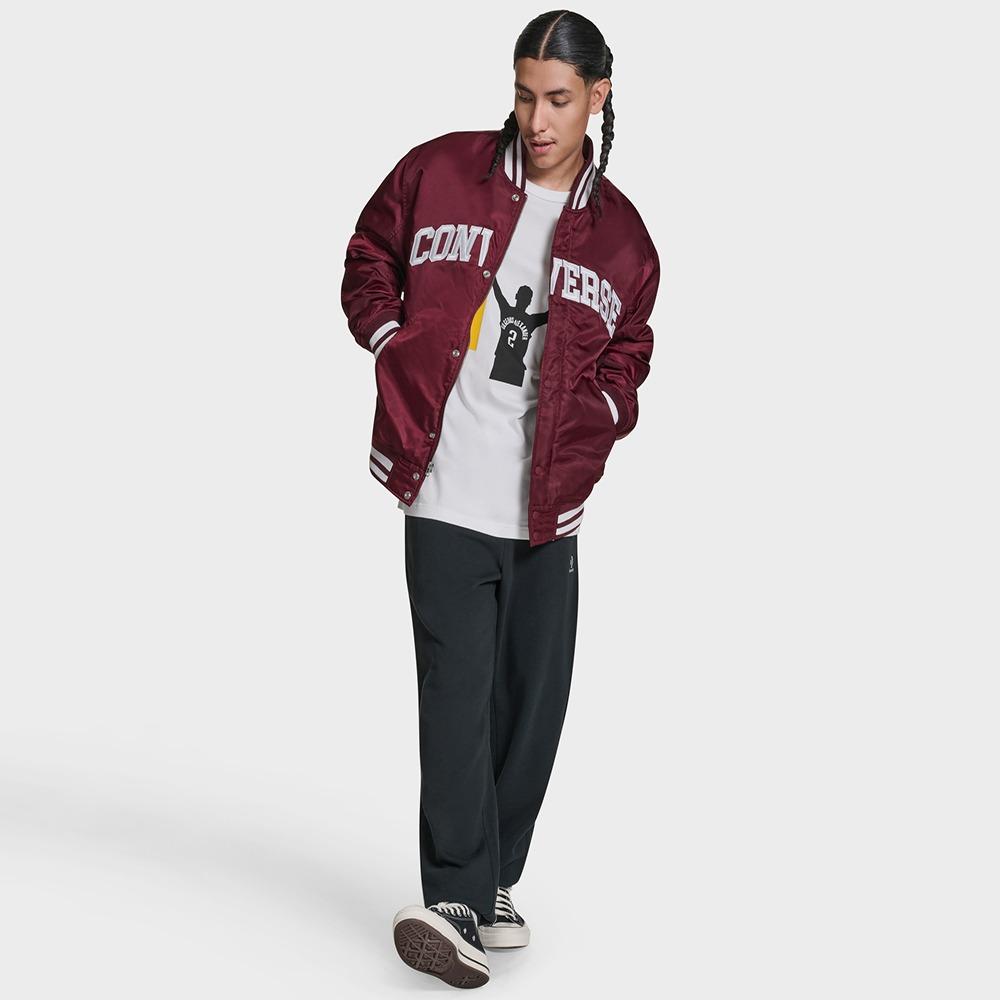 Embroidered Varsity Bomber Jacket