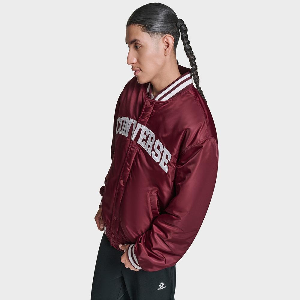 Embroidered Varsity Bomber Jacket