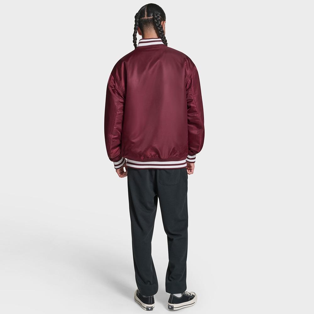 Embroidered Varsity Bomber Jacket