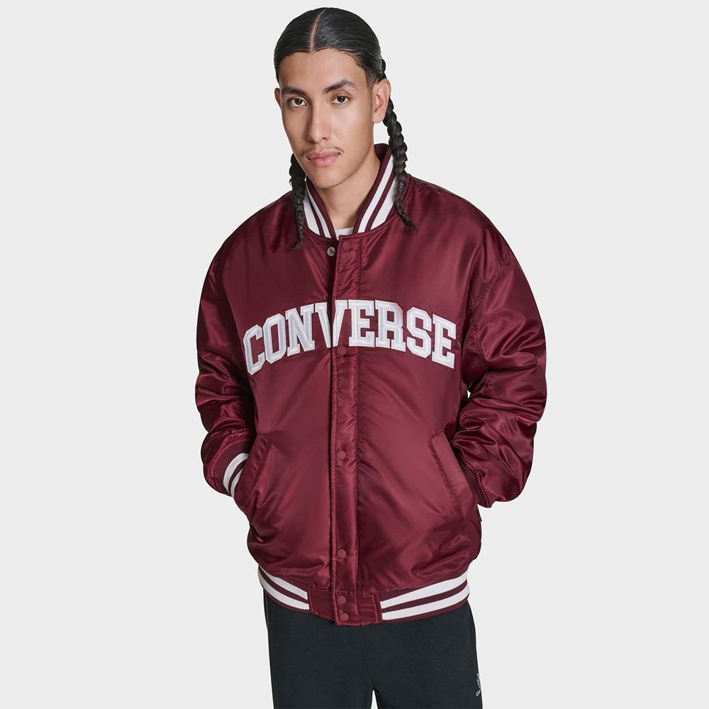 Embroidered Varsity Bomber Jacket