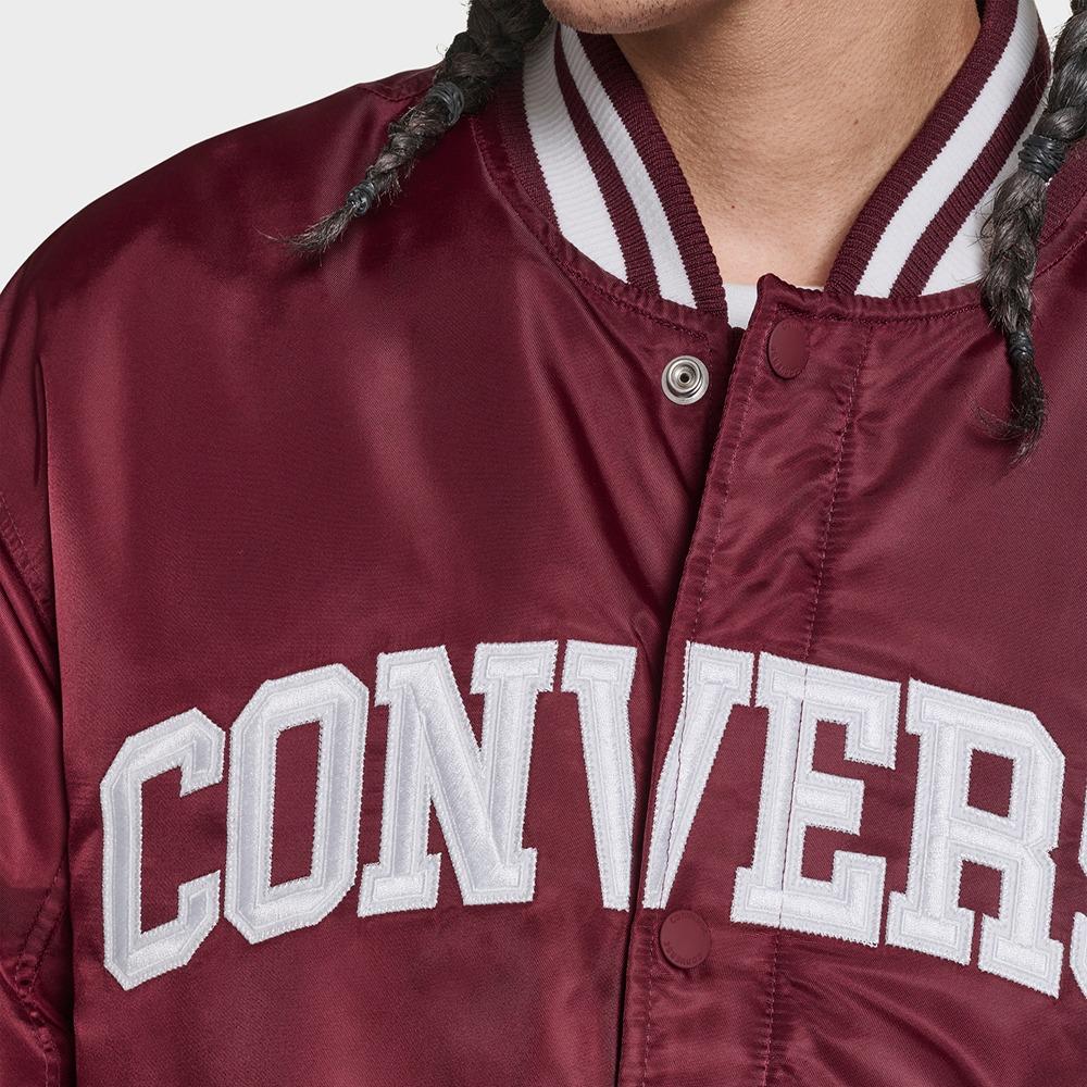 Embroidered Varsity Bomber Jacket