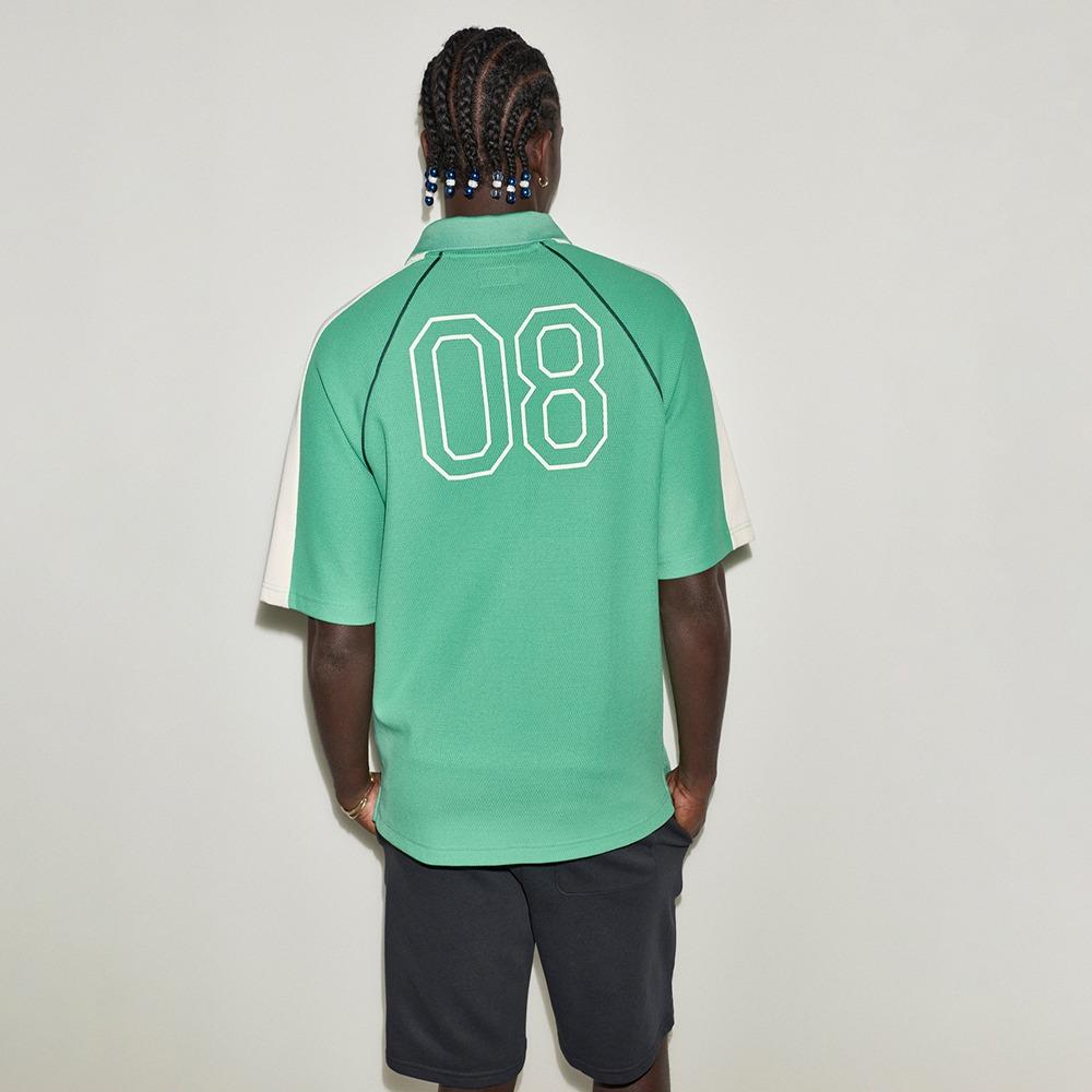 Retro Jersey Short Sleeve Polo T-shirt