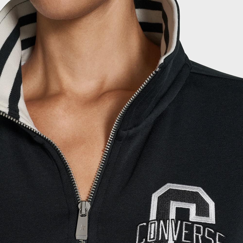 Retro Varsity Half-Zip Pullover