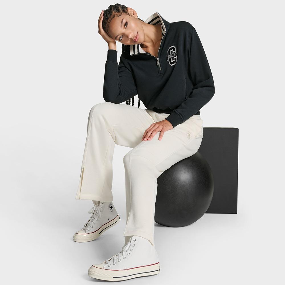 Retro Varsity Half-Zip Pullover
