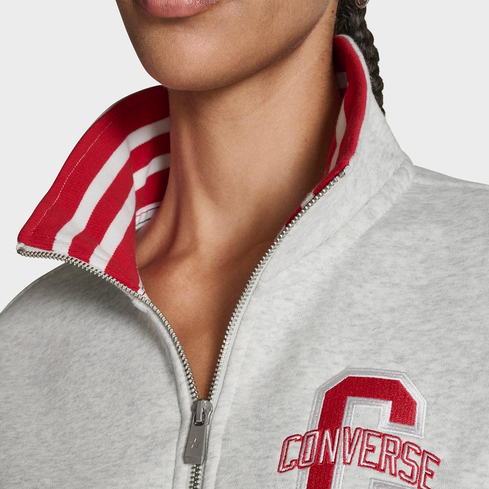 Retro Varsity Half-Zip Pullover