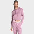 Star Chevron Cropped Hoodie